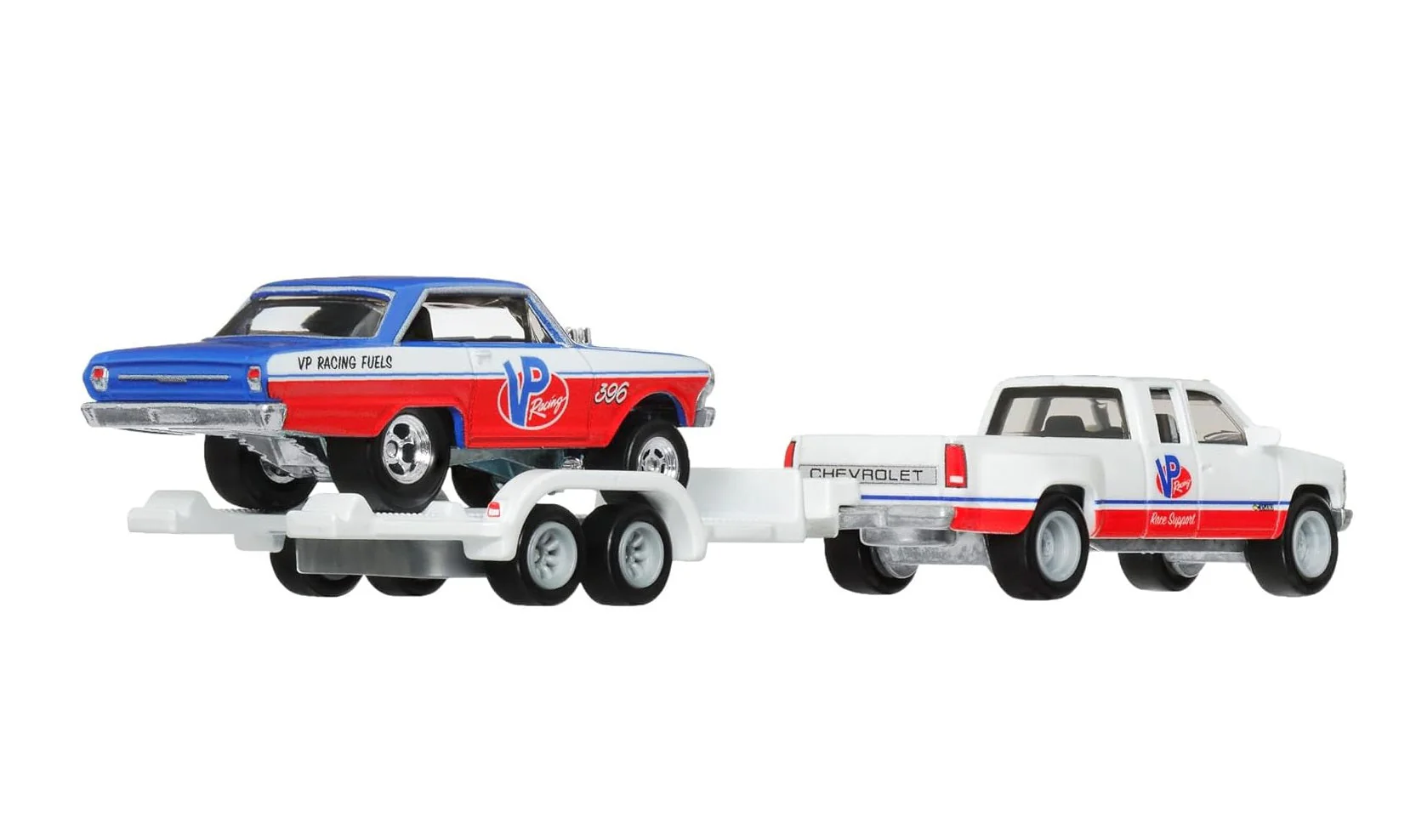 1963 Chevy Nova and 1988 Chevy Silverado 3500 - Series Car Culture Team Transport - Hot Wheels Premium - Scala 1/64 - Image 3