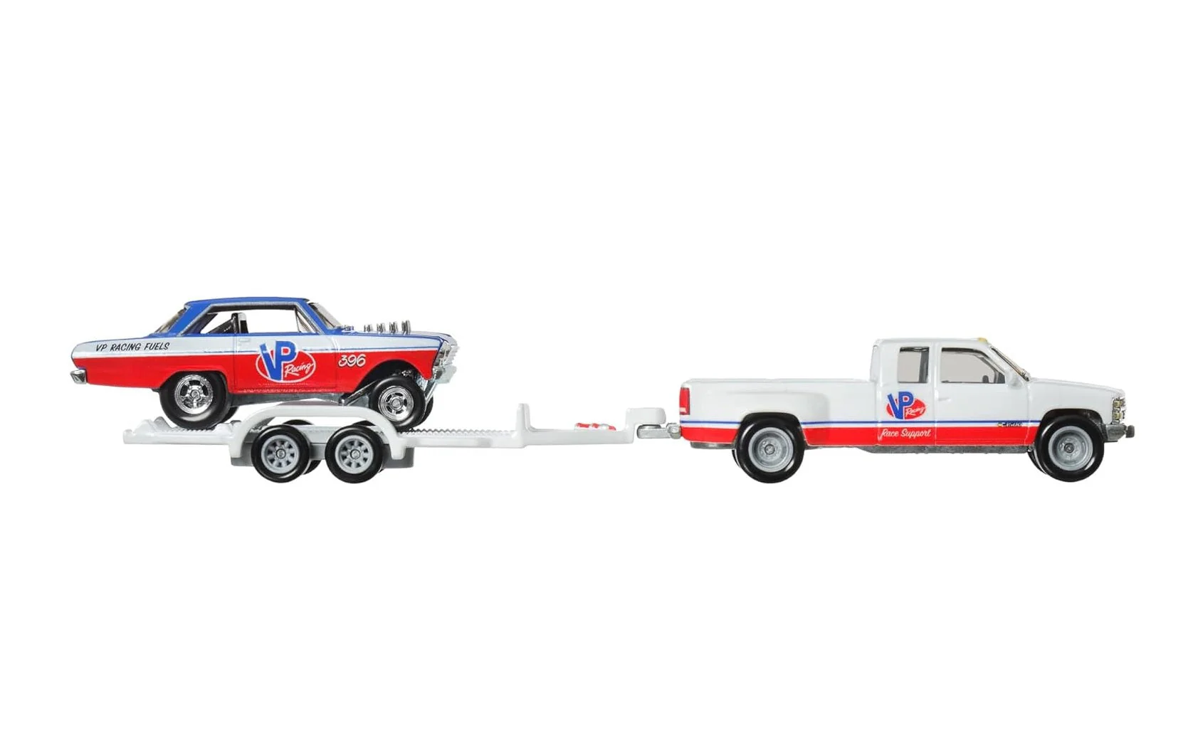 1963 Chevy Nova and 1988 Chevy Silverado 3500 - Series Car Culture Team Transport - Hot Wheels Premium - Scala 1/64 - Image 4