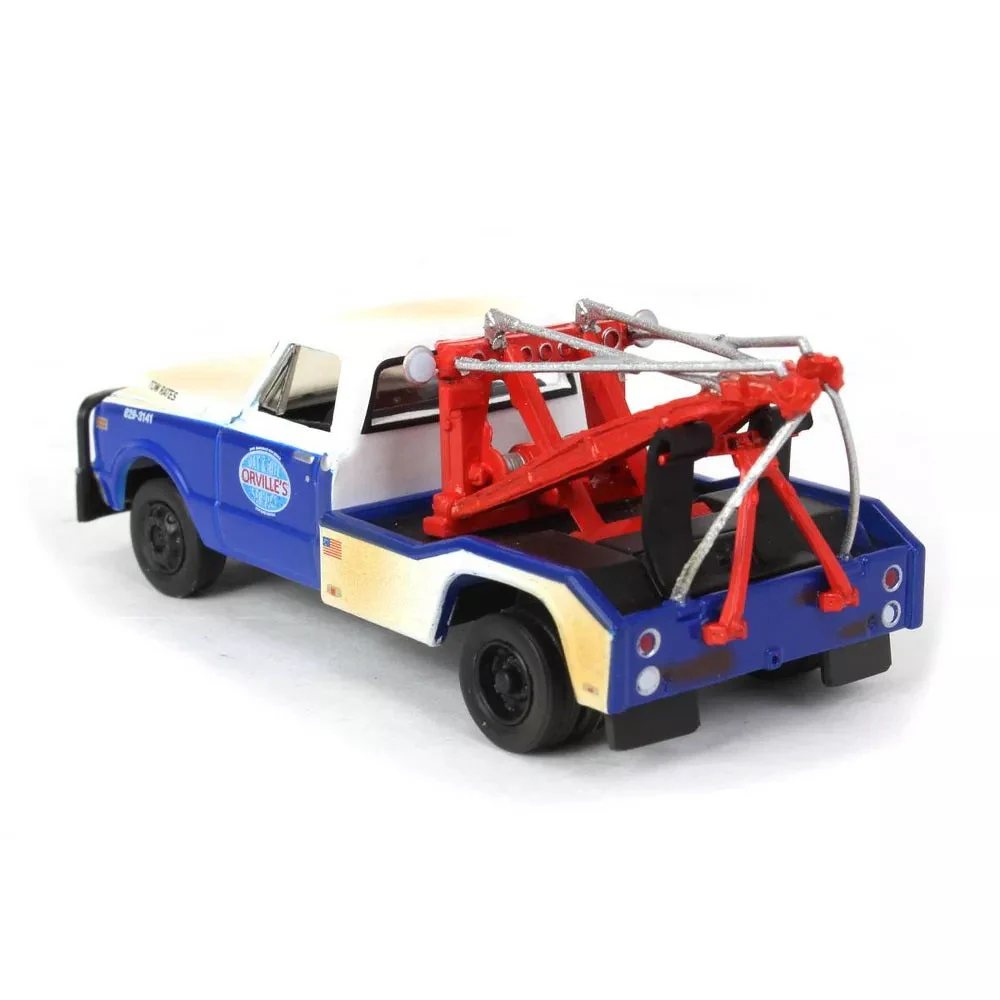 Greenlight - 1969 Chevrolet C-30 Dually Wrecker Orvilles Day and Nite Service - Dually Drivers Series - Scala 1/64 - Image 4