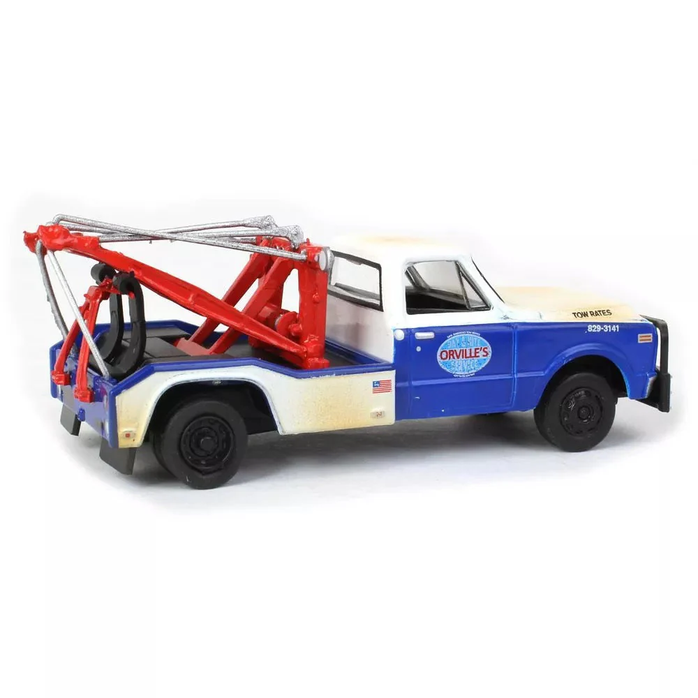 Greenlight - 1969 Chevrolet C-30 Dually Wrecker Orvilles Day and Nite Service - Dually Drivers Series - Scala 1/64 - Image 5