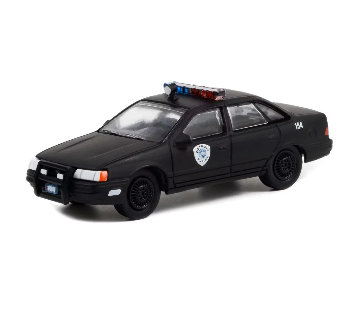 Greenlight - 1986 Ford Taurus LX Matt Black "Detroit Police" "RoboCop" (1987) Movie - Hollywood Series - Scala 1/64 - Image 3