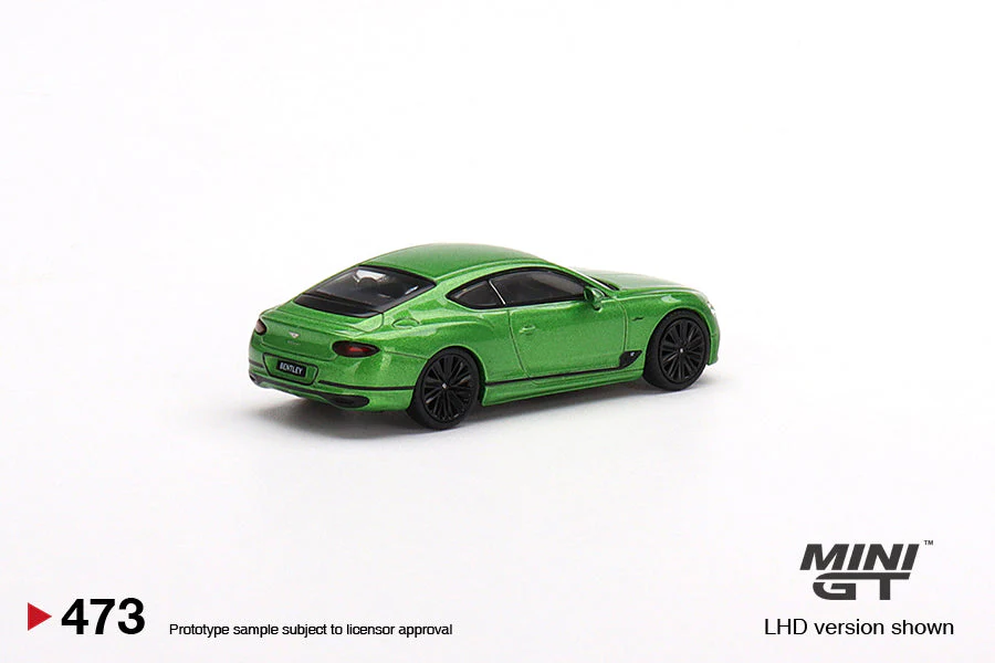 Mini GT - Bentley Continental GT Speed 2022 Apple Green LHD - Scala 1/64 MGT00473-L - Image 3