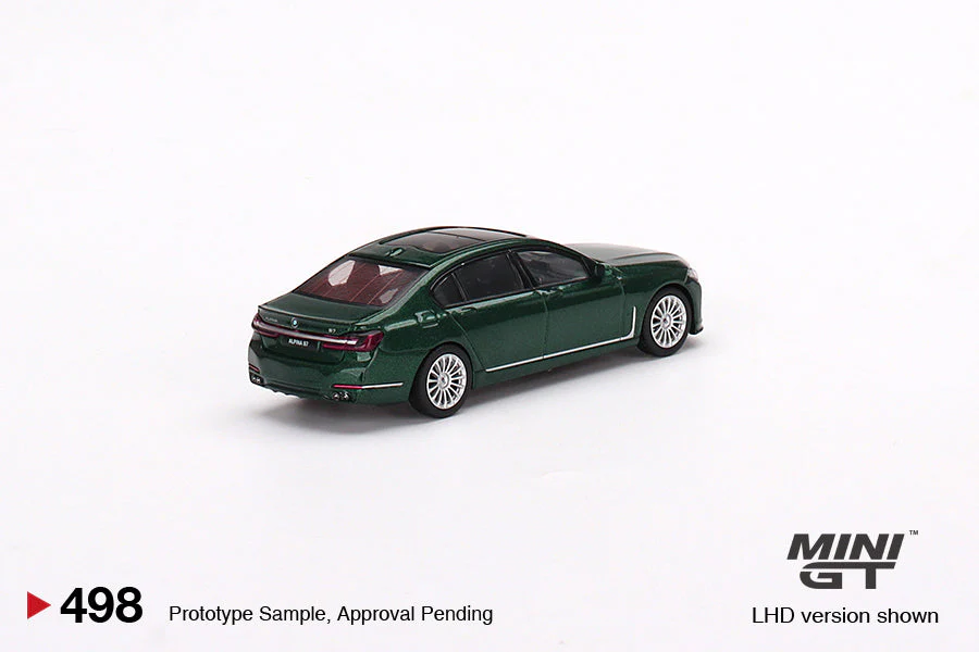 Mini GT - BMW Alpina B7 xDrive Alpina Green Metallic - Scala 1/64 MGT00498-L - Image 3
