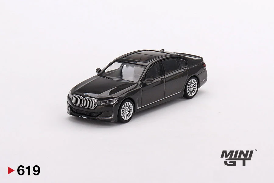 Mini GT - BMW Alpina B7 xDrive Dravit Grey Metallic - Scala 1/64 MGT00619-L LHD - Image 3