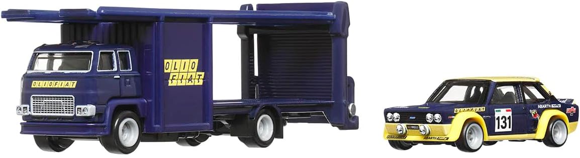 Hot Wheels Premium - Fiat 131 Abarth Second Story Lorry - Series Car Culture Team Transport - Scala 1/64 - Image 7