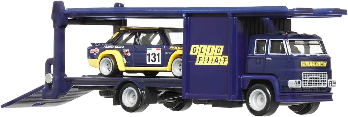 Hot Wheels Premium - Fiat 131 Abarth Second Story Lorry - Series Car Culture Team Transport - Scala 1/64 - Image 8