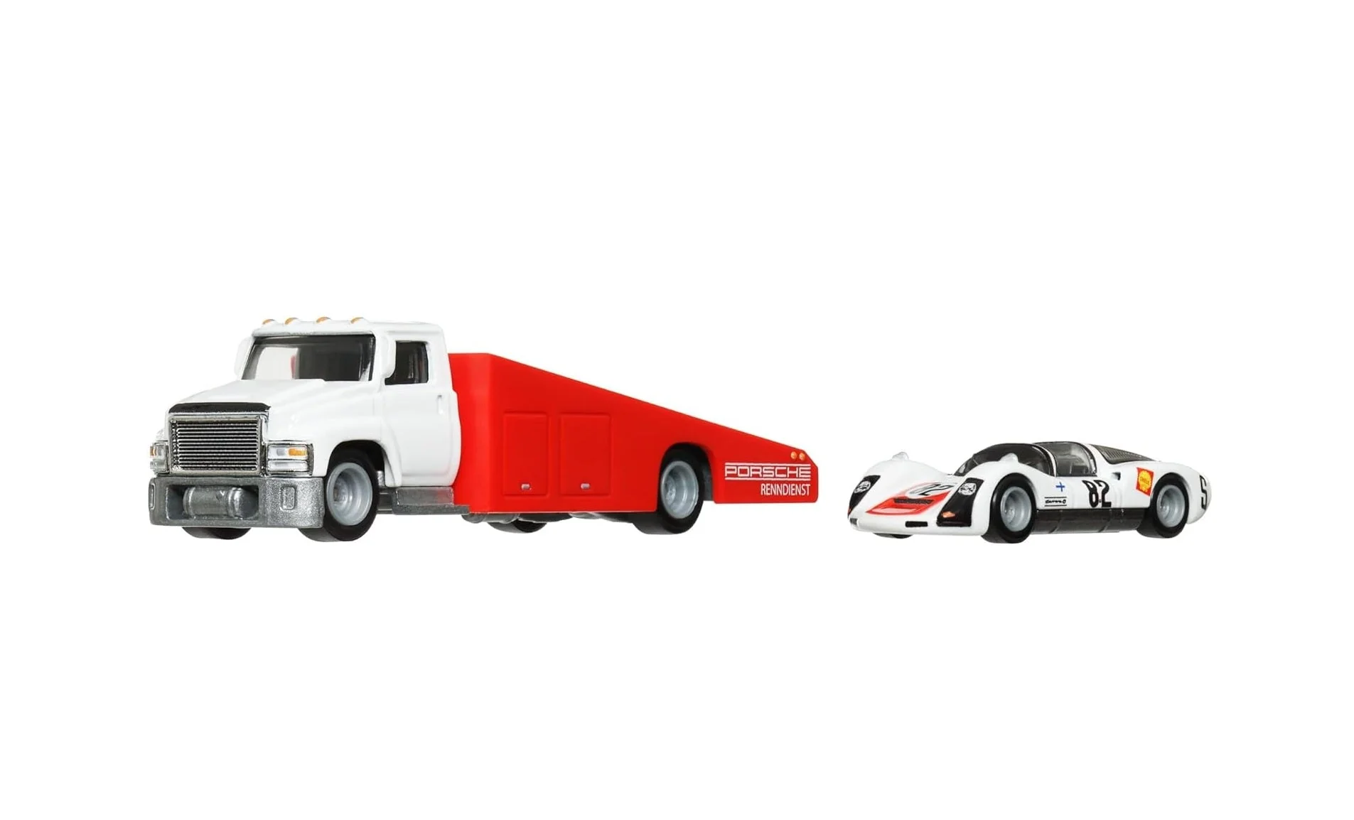 Hot Wheels Premium - '66 Porsche 906 Carrera 6 + Carry On - Series Car Culture Team Transport - Scala 1/64 - Image 3