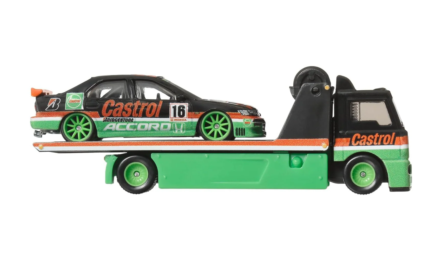 Hot Wheels Premium - '96 Honda Accord + Fleet Street - Series Car Culture Team Transport - Scala 1/64 - Image 3