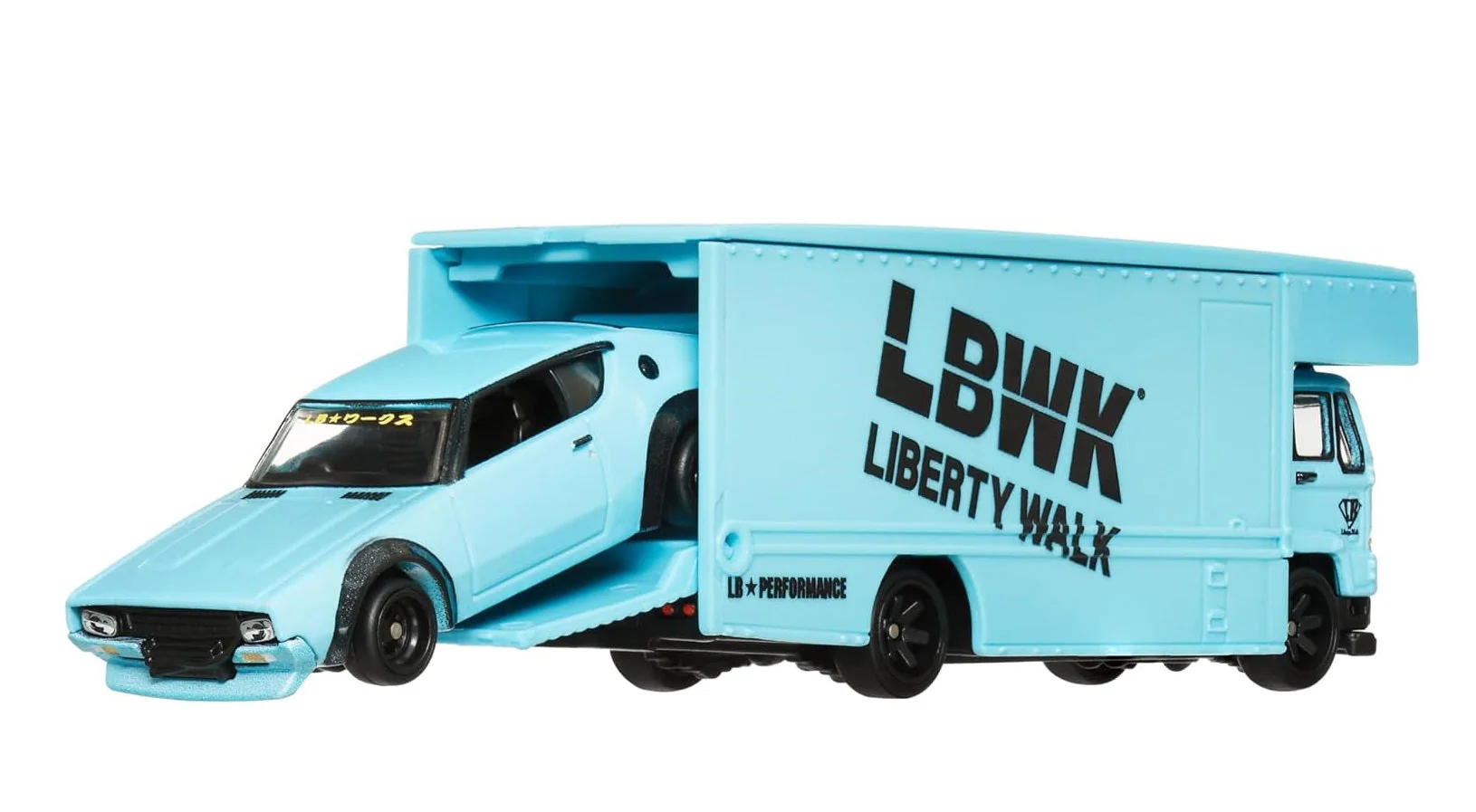 Liberty Walk Nissan Skyline 2000GT-R Fleet Flyer Truck - Series Car Culture Team Transport - Hot Wheels Premium - Scala 1/64 - Image 3
