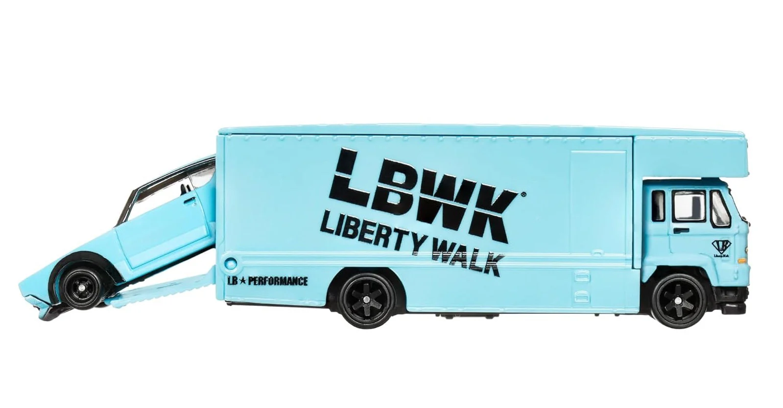 Liberty Walk Nissan Skyline 2000GT-R Fleet Flyer Truck - Series Car Culture Team Transport - Hot Wheels Premium - Scala 1/64 - Image 4