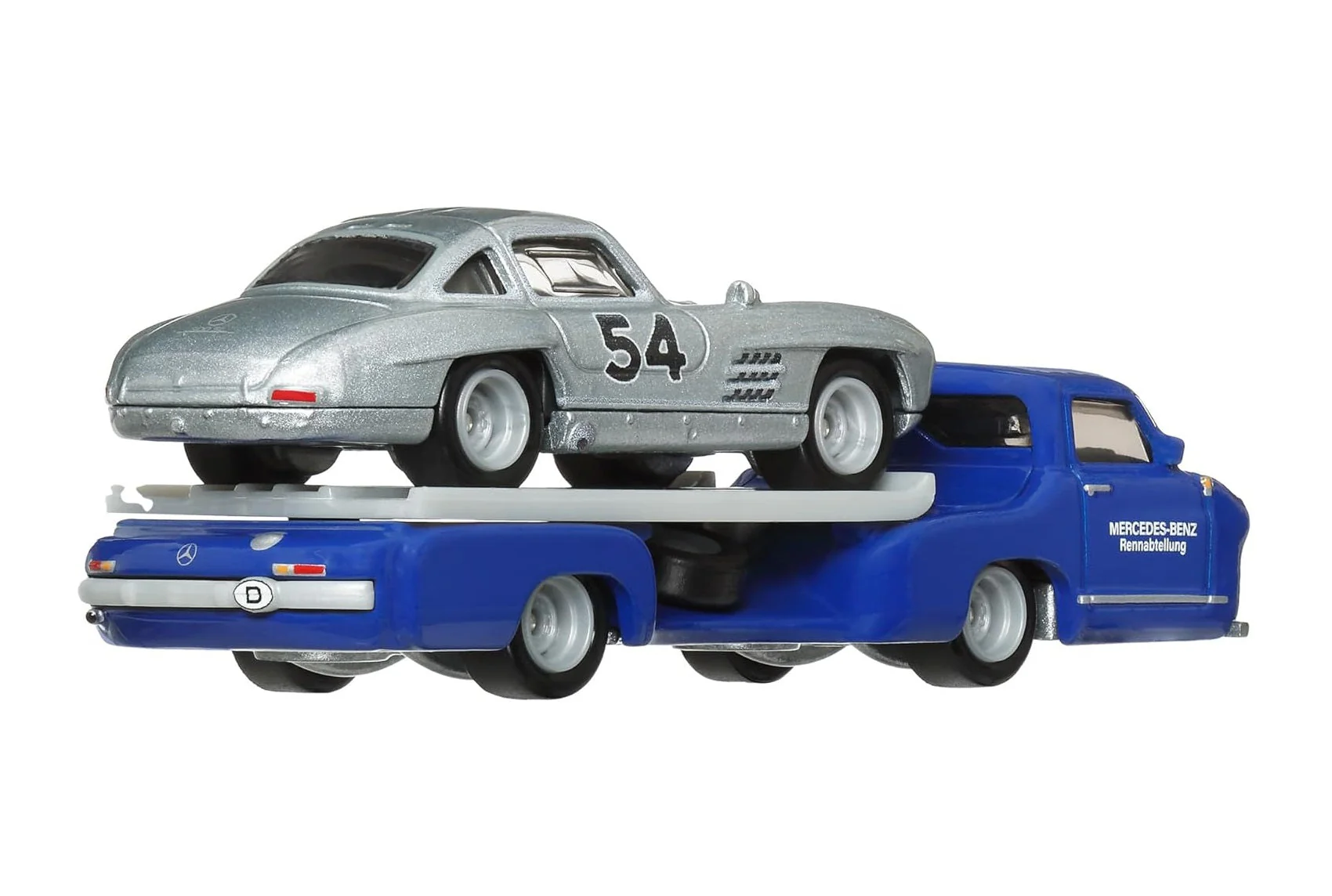 Mercedes-Benz 300SL + '55 Mercedes-Benz Blaues Wunder - Series Car Culture Team Transport - Hot Wheels Premium - Scala 1/64 - Image 3