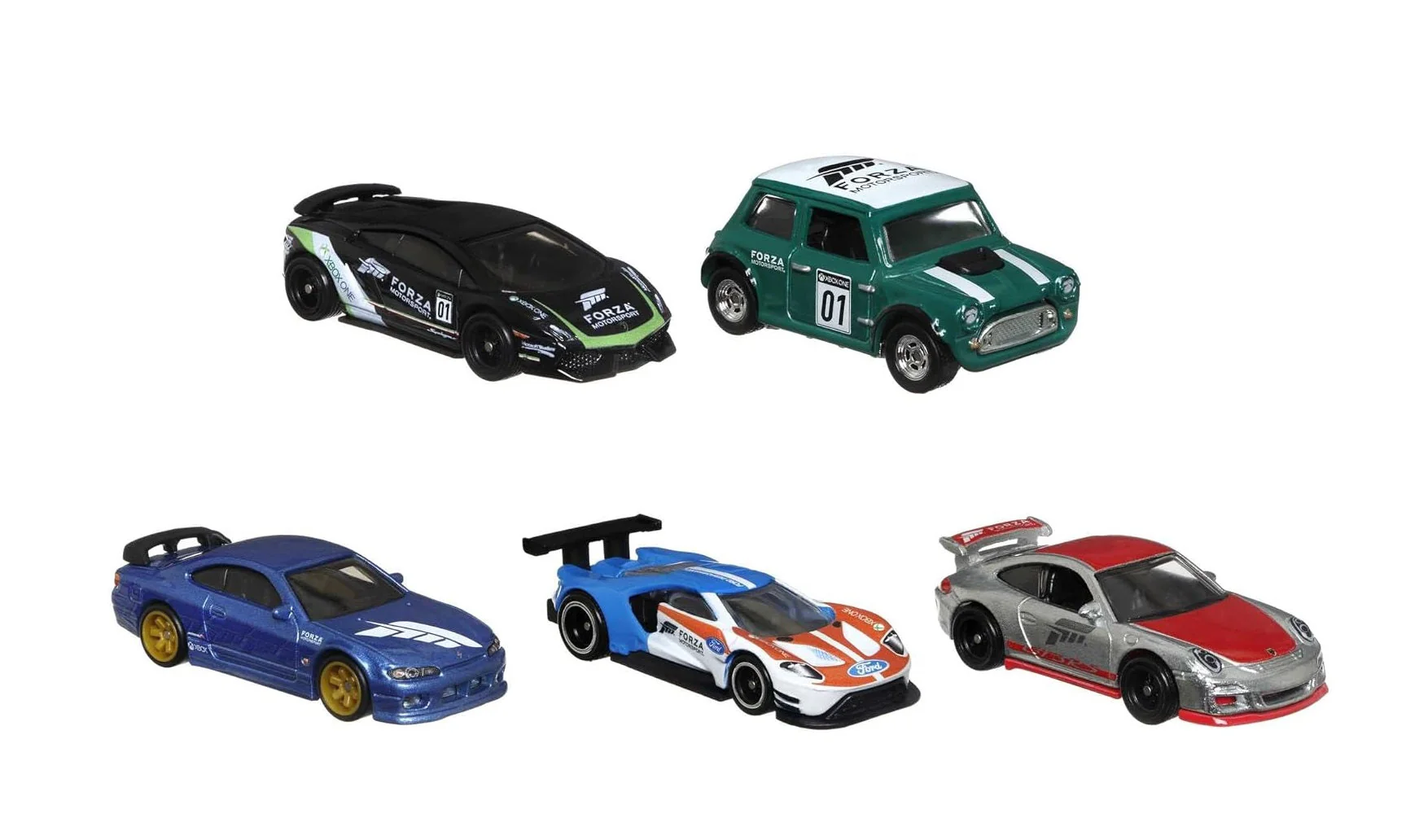 Hot Wheels Premium - Set 5 veicoli Forza Motorsport Series - Scala 1/64 Circa - Image 3