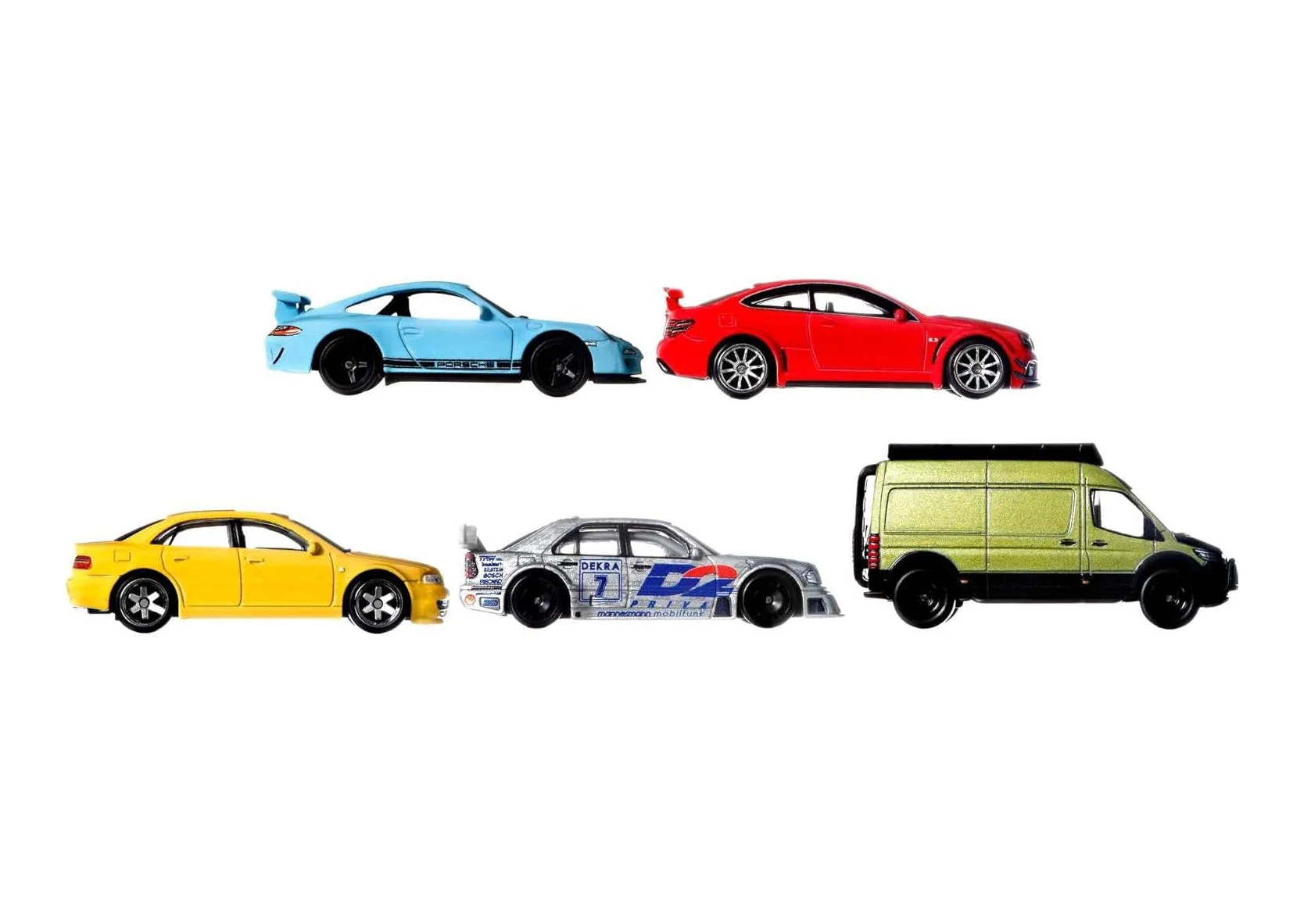 Hot Wheels Premium - Set Container con 5 veicoli - Series Car Culture Deutschland Design - Scala 1/64 - Image 3